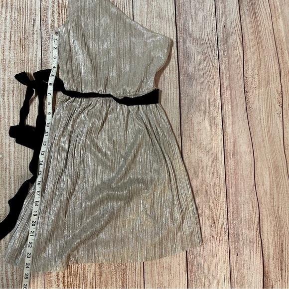 One Shoulder Shimmer Dress - Picture 4 of 7